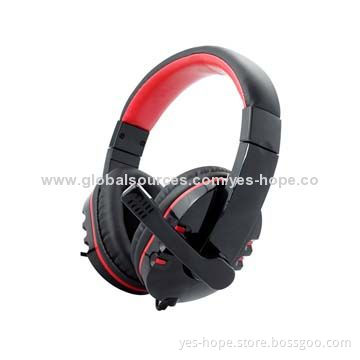 New Style Popular Computer Game Console Headphones with 20-20,000Hz Frequency Response Range